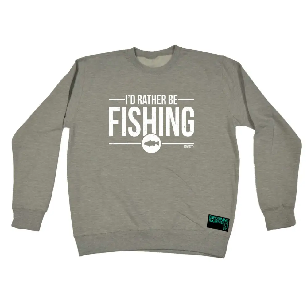 Rather Fishing Graphic Sweatshirt