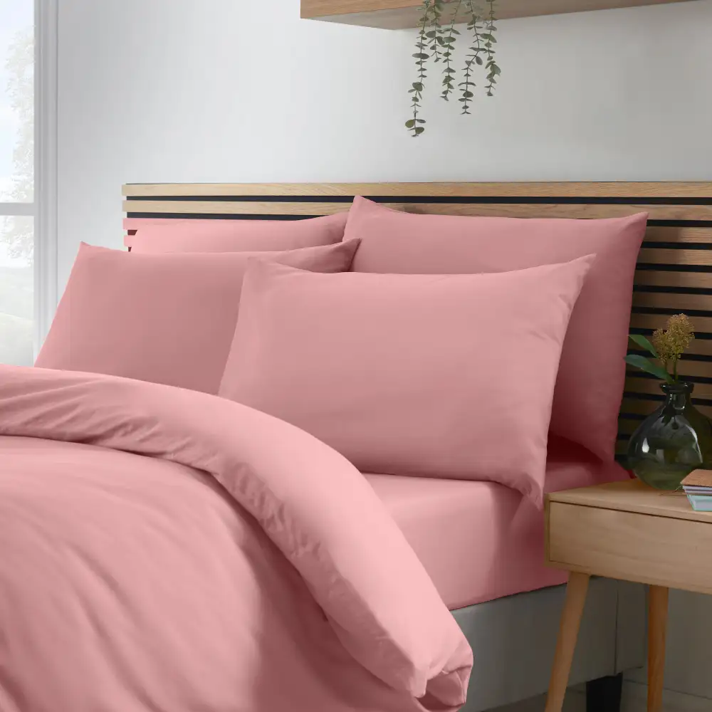 Refined Bedroom Printed Microfiber Duvet Cover Set