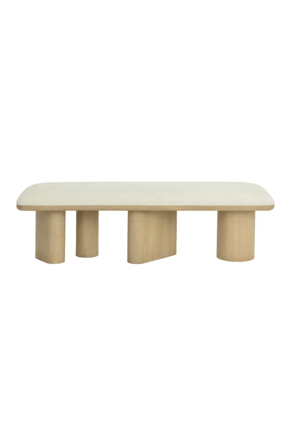 Textured Oak Accent Bench