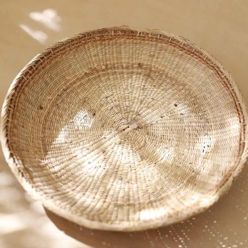 Woven Basket Urucum Graphism