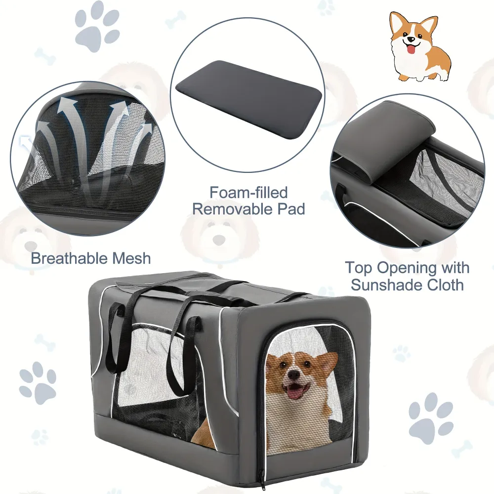 Versatile 2-In-1 Pet Stroller and Carrier Set, Pet Helper for Travel and Daily Use