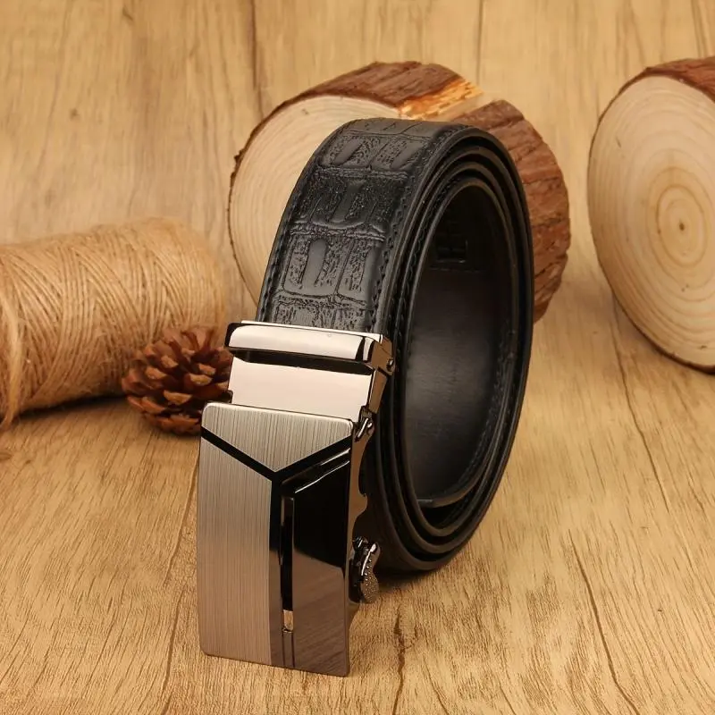 Automatic Buckle Business Men's Belt