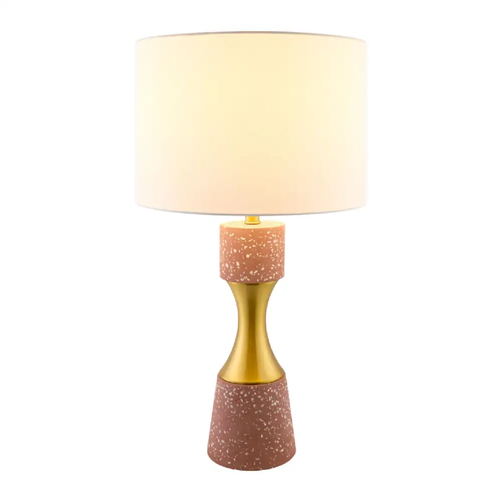 Terrazzo Finish Hourglass Table Lamp
