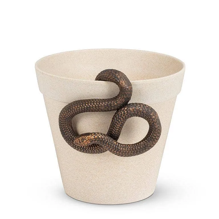 Modern Home Accent Piece Fake Snake Vase