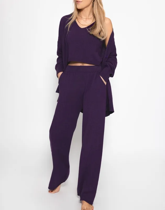 Purple Everyday Easy Pants