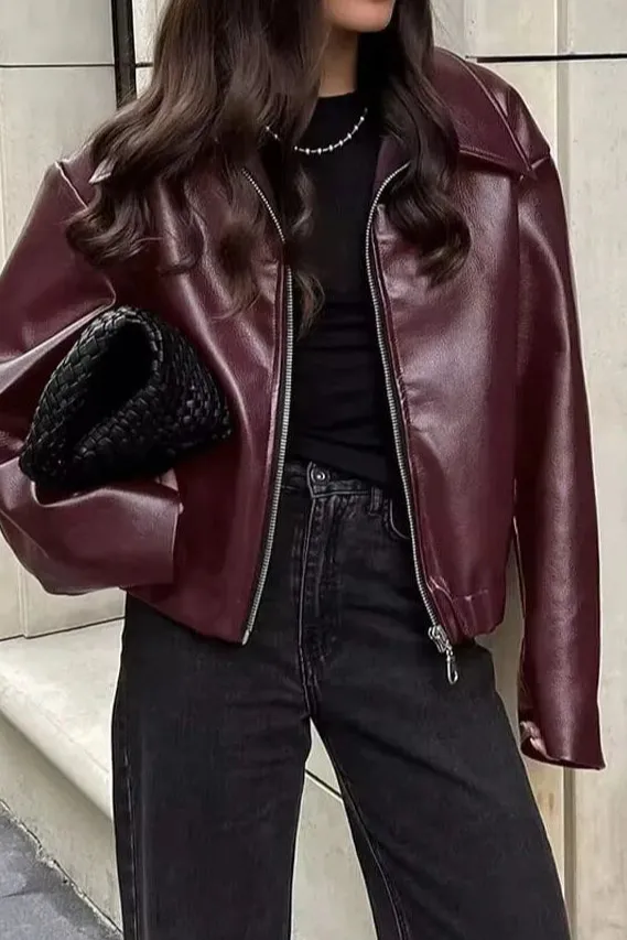 Leather Biker Jacket
