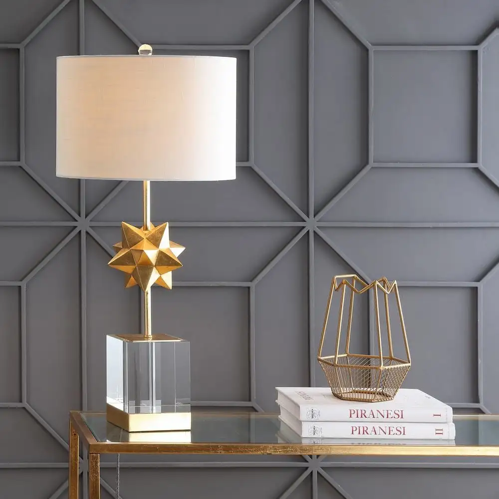 LED Metal Crystal Table Lamp