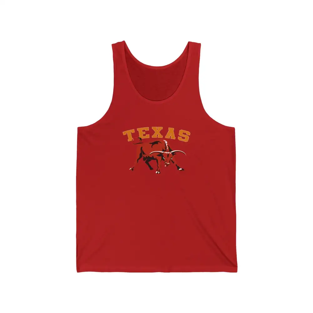 Longhorn Mascot Graphic Tank Top