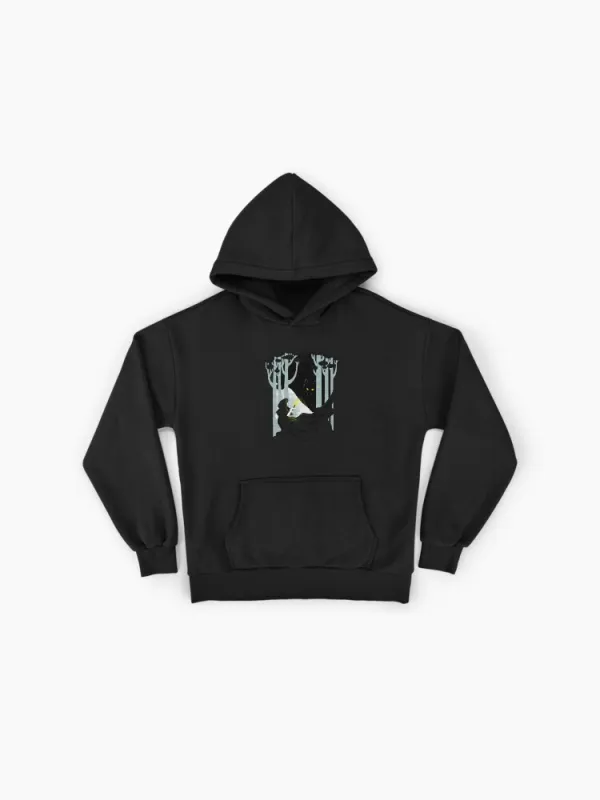 Mystical Forest Scene Art Hoodie