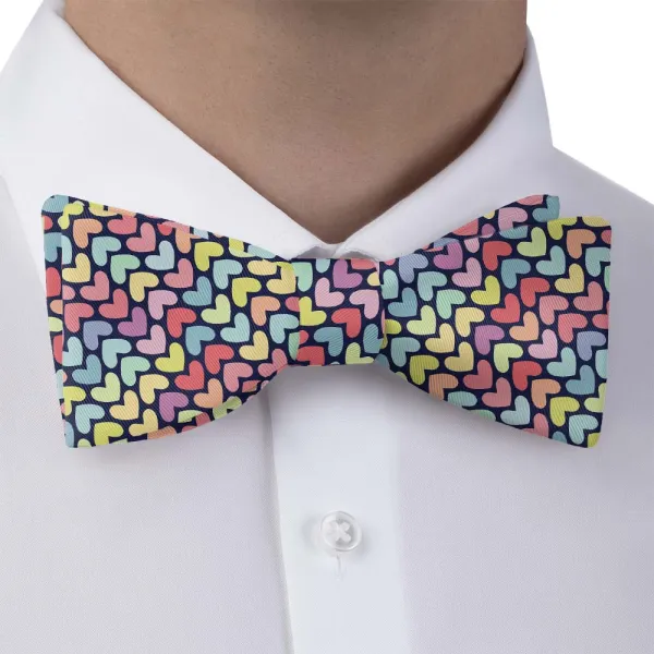 Equal Love Pattern Bow Tie