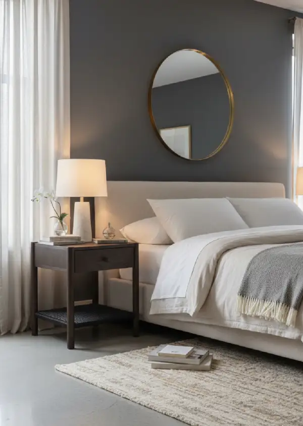 Woven Rope Accent Nightstand