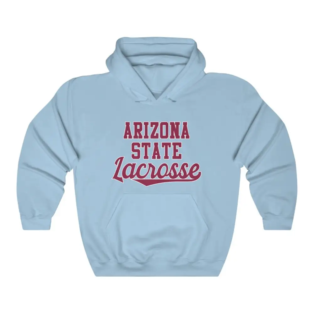 Clean Lettering Lacrosse Graphic Pullover Hoodie