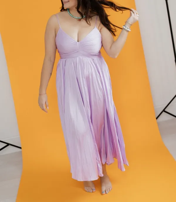 Clean Fit Lavender Dress