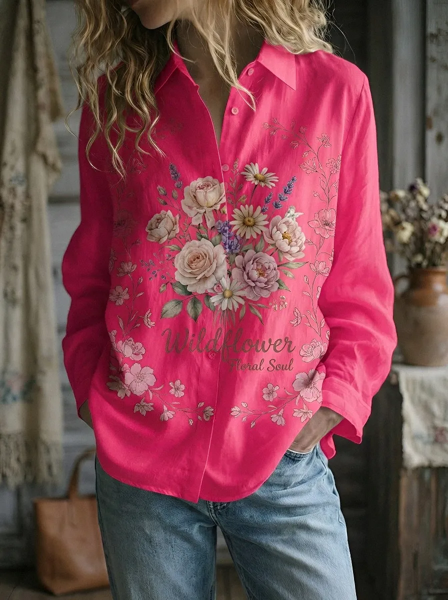 Wildflower Floral Soul Casual Shirt