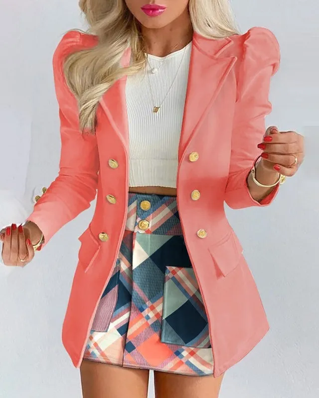 Blazer and Skirt Co-Ord Set