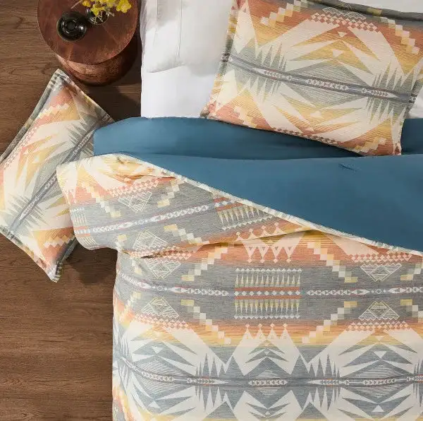 Quilted Geometric Comforter Set