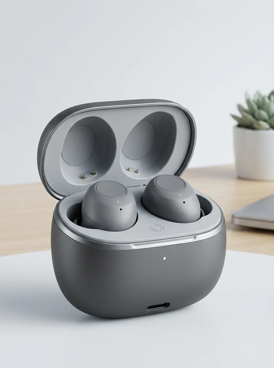 Space-Saving Minimalist Wireless Earbuds