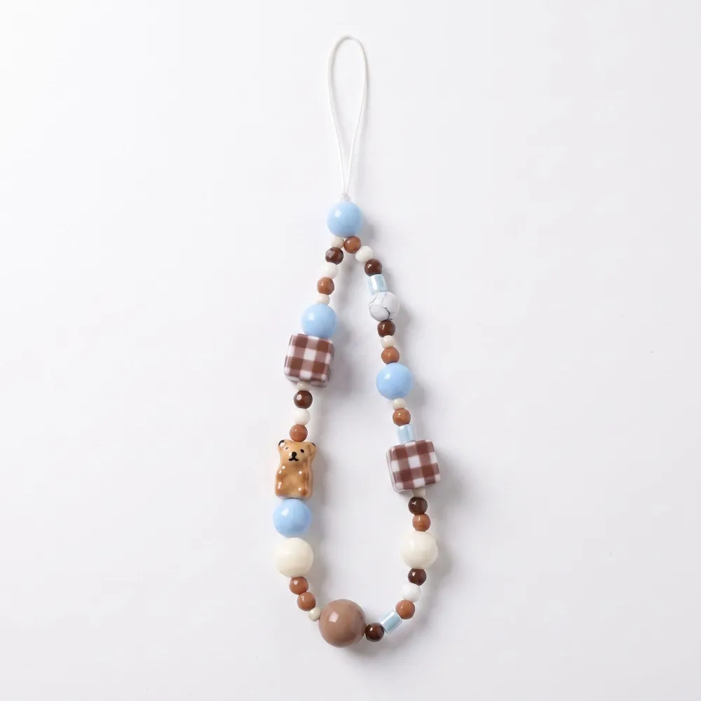 Decorative Beaded Phone Charm