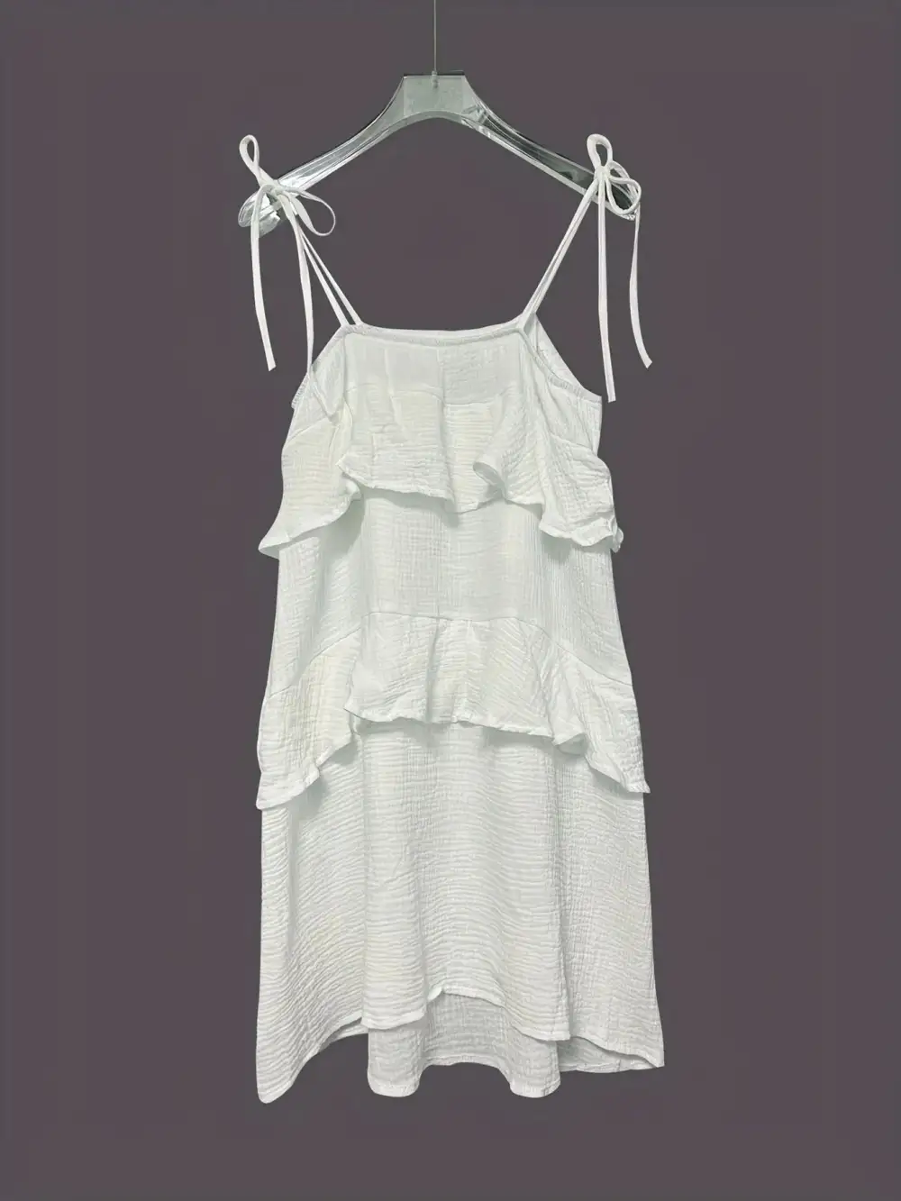 Drape Smooth Lightweight Feel Mini Dress