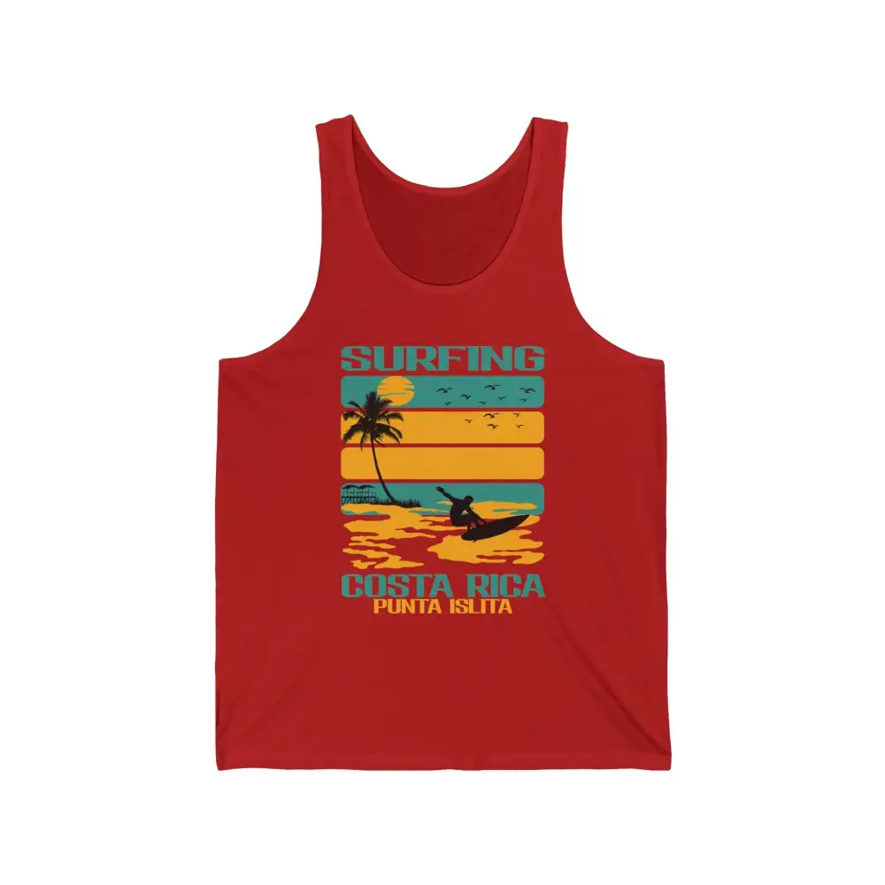 Sunset Surf Graphic Tank Top