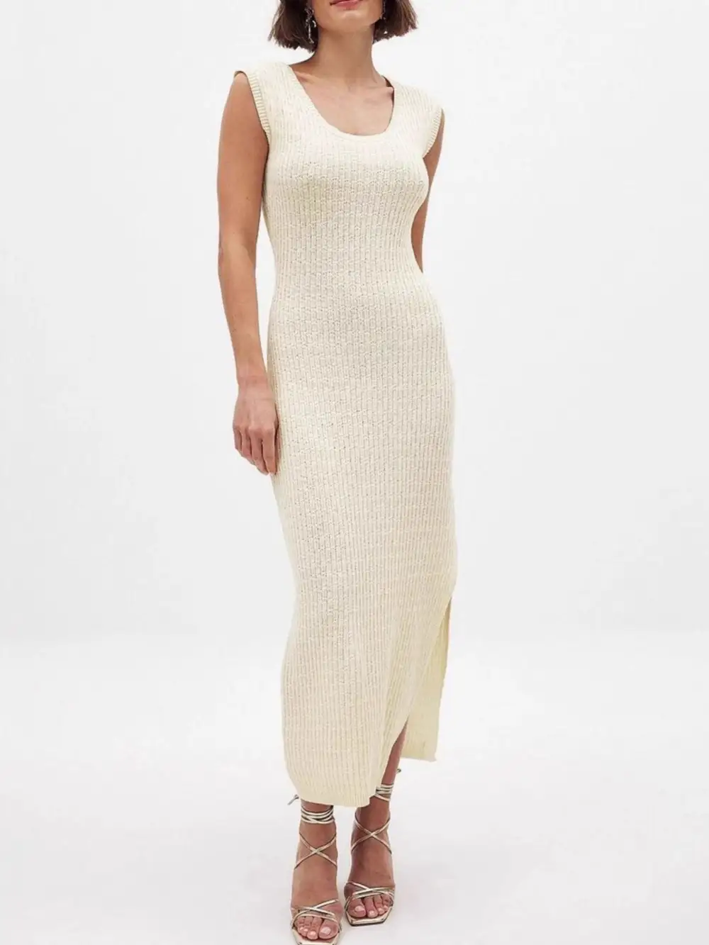 Classic Sleeveless Midi Dress