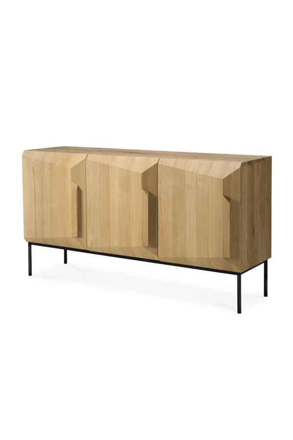 Carved Oak Sideboard