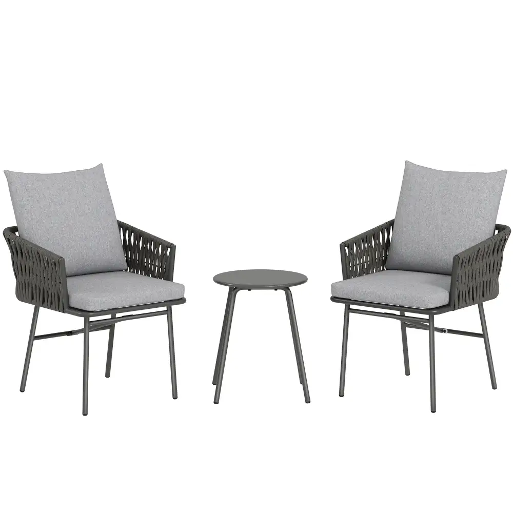 Everyday Cushioned Rattan Garden Bistro Set