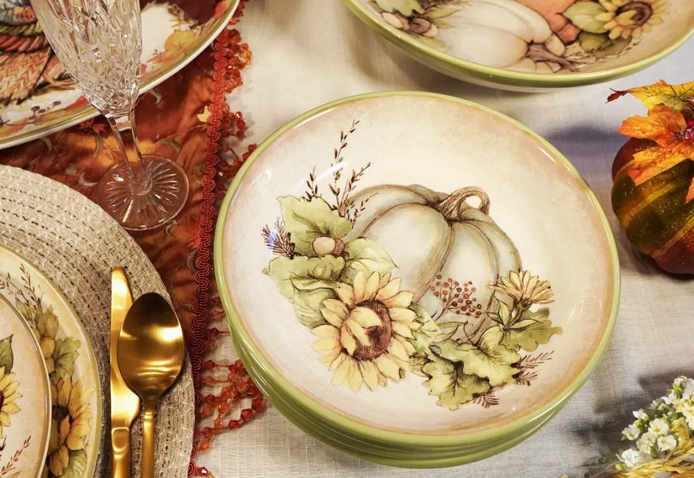 Pasta Bowl Assorted. Four Piece Set