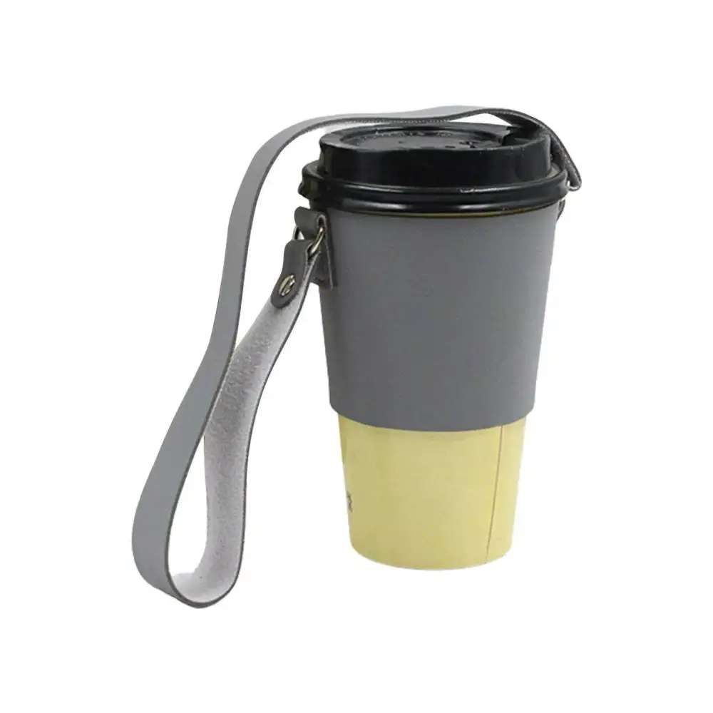 Faux Leather Drinkware Set