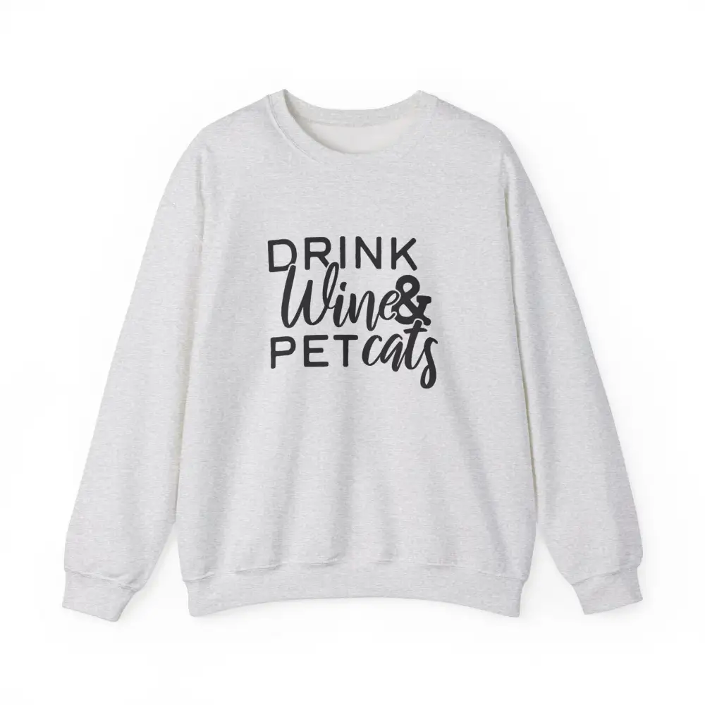 Cat Graphic Crewneck Sweatshirt