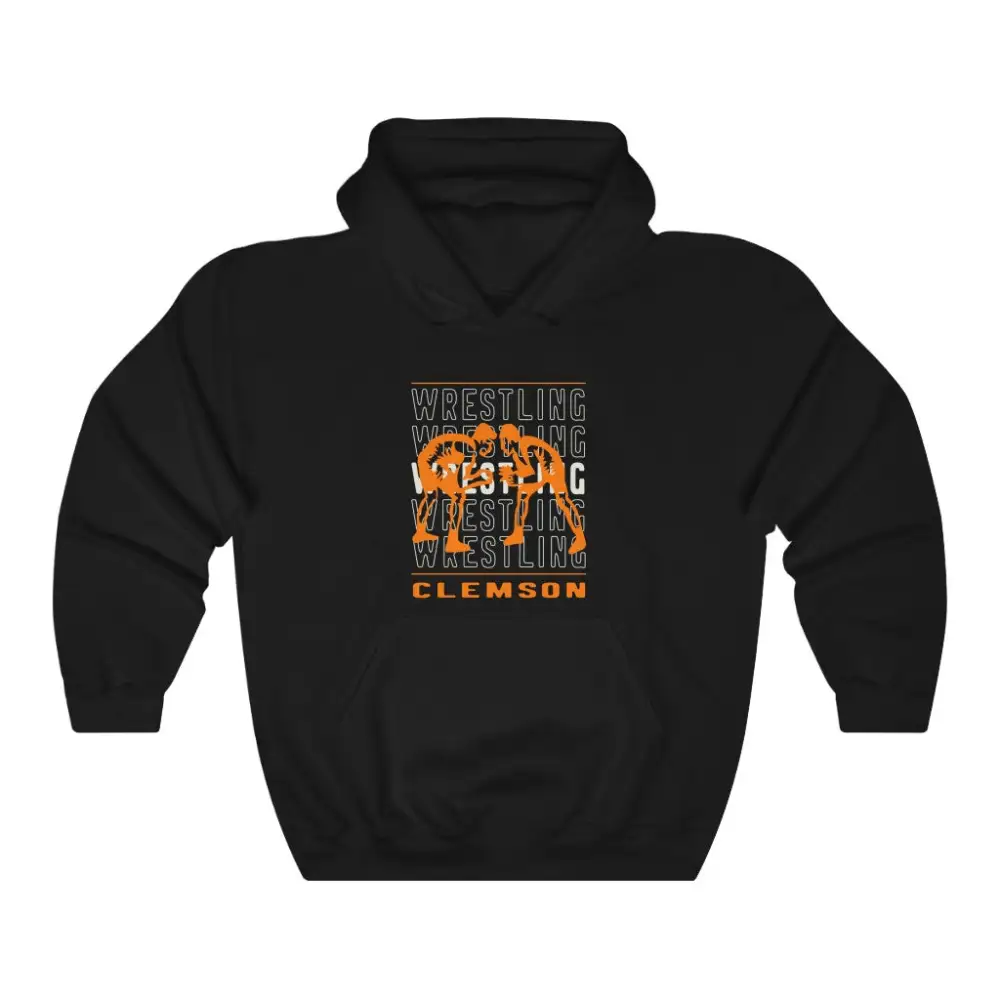 Relaxed Player Wrestling Graphic Pullover Hoodie