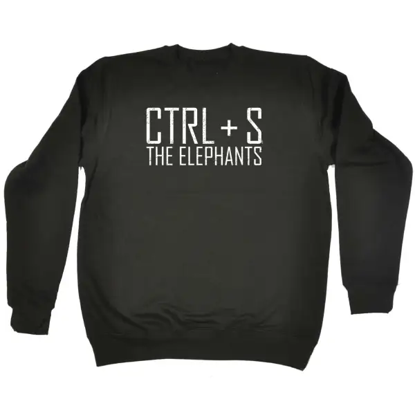 Save Elephants Graphic Sweatshirt