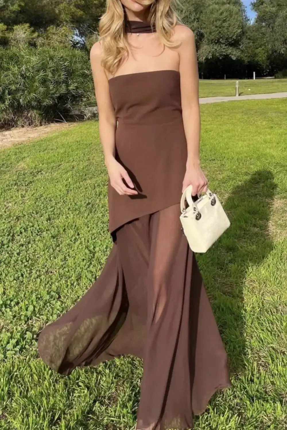 Refined Tiered Cotton Maxi Dress
