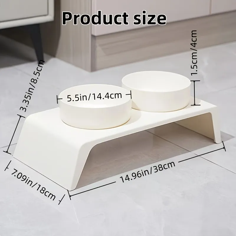 Elevated Pet Double Bowl