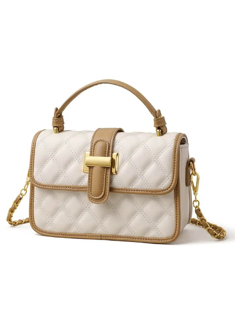 Aria Quilted Chain Crossbody Bag