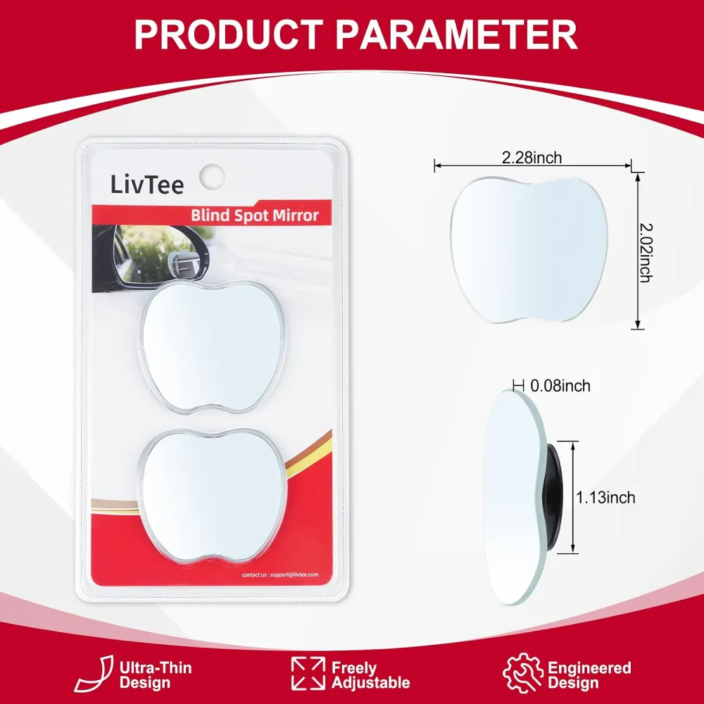 Adjustable Blind Spot Mirror Set