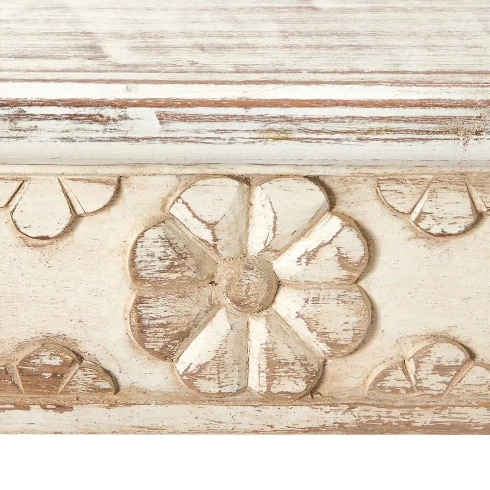 Whitewashed Teak Coffee Table