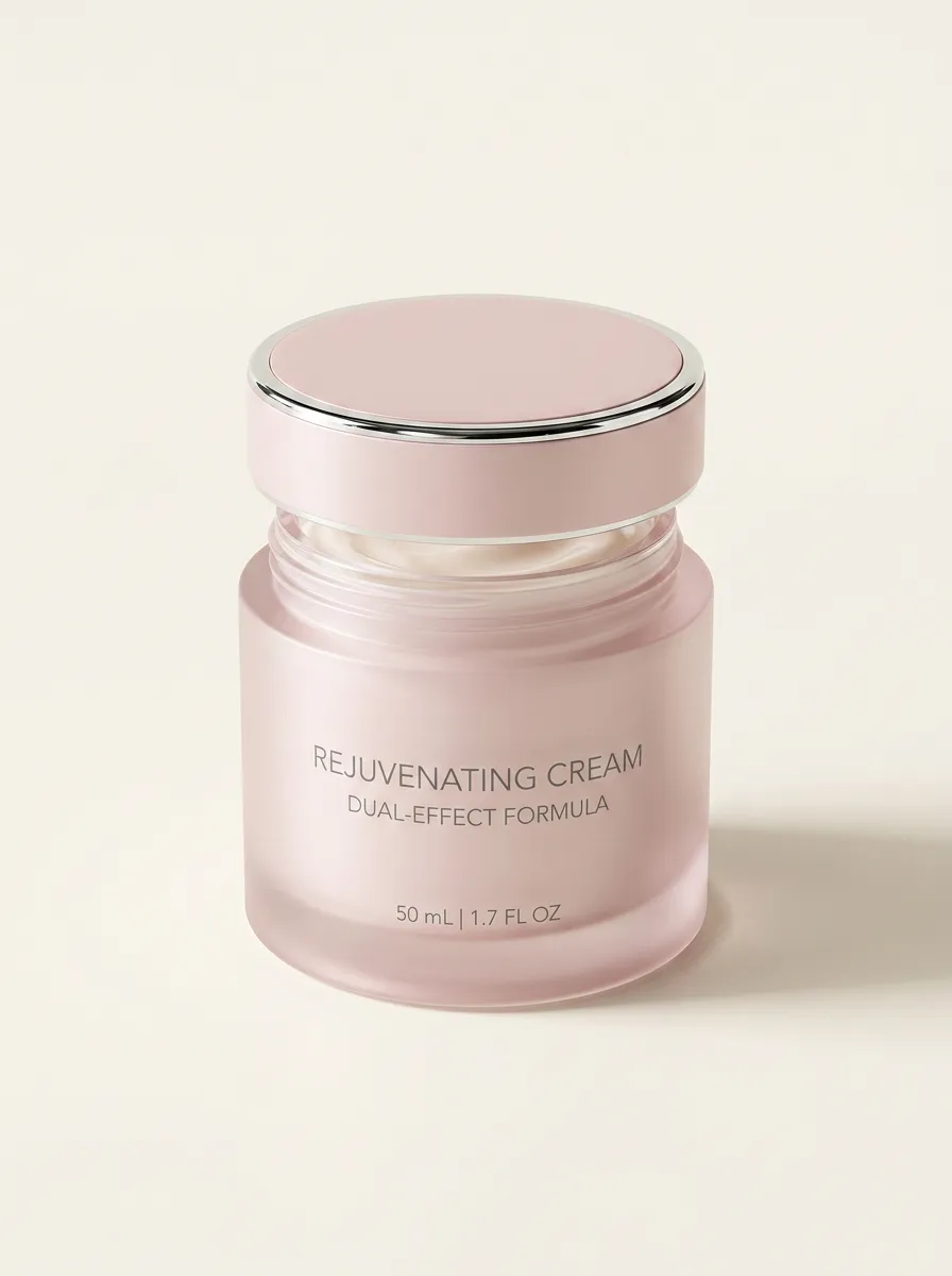 Dual-Effect Renewal Face Cream in Printed Jar