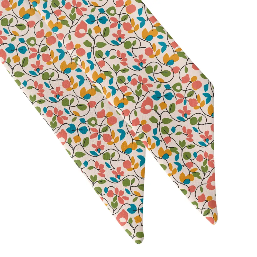 Ditsy Floral Pattern Hair Scarf