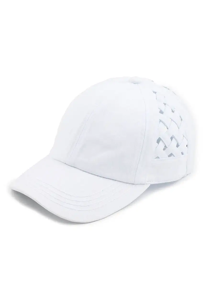 Weavon Basket Criss-cross Ponycap