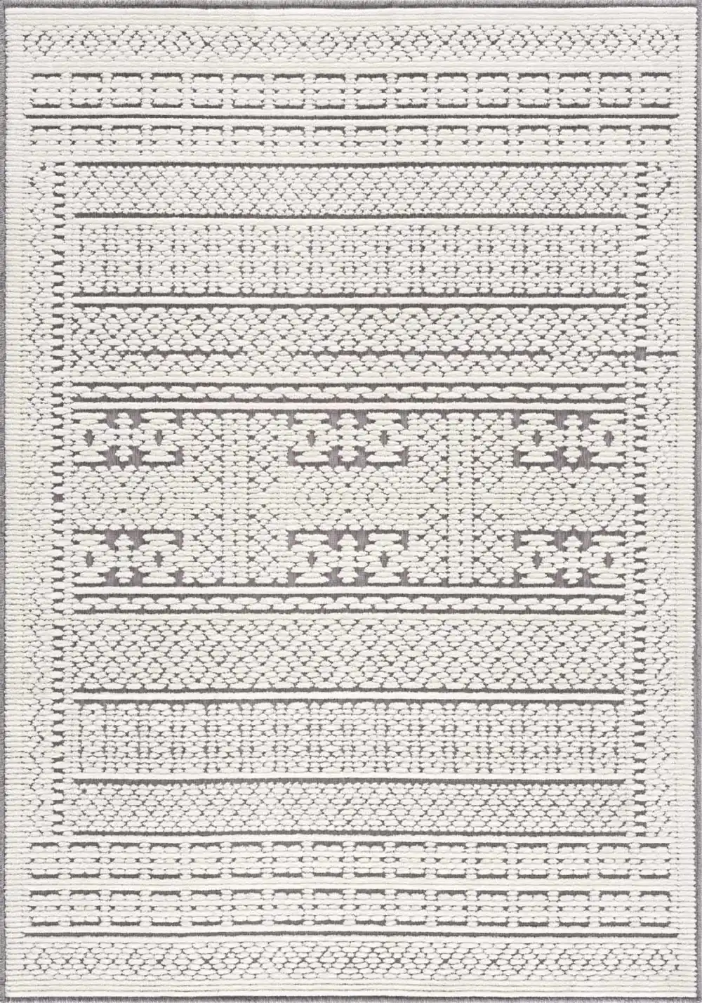 Refined Traditional Washable Polypropylene Area Rug