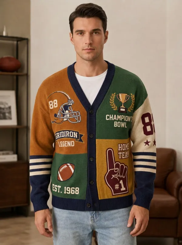 Men's Football Gridiron Legend Champion Cardigan