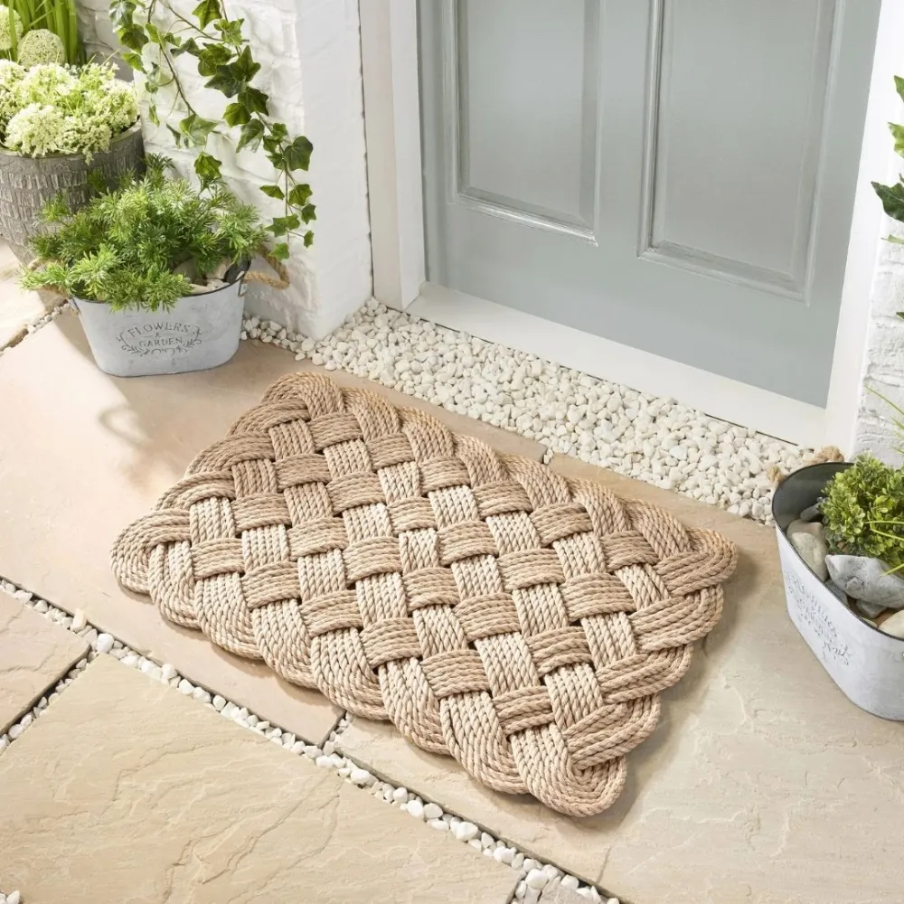 Woven Knot Door Mat