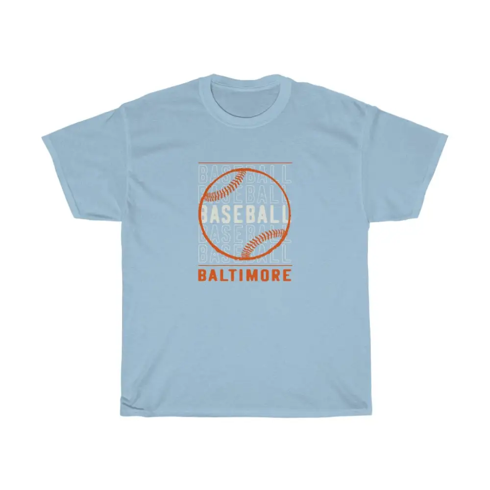 Baseball Baltimore with Baseball Graphic T-Shirt