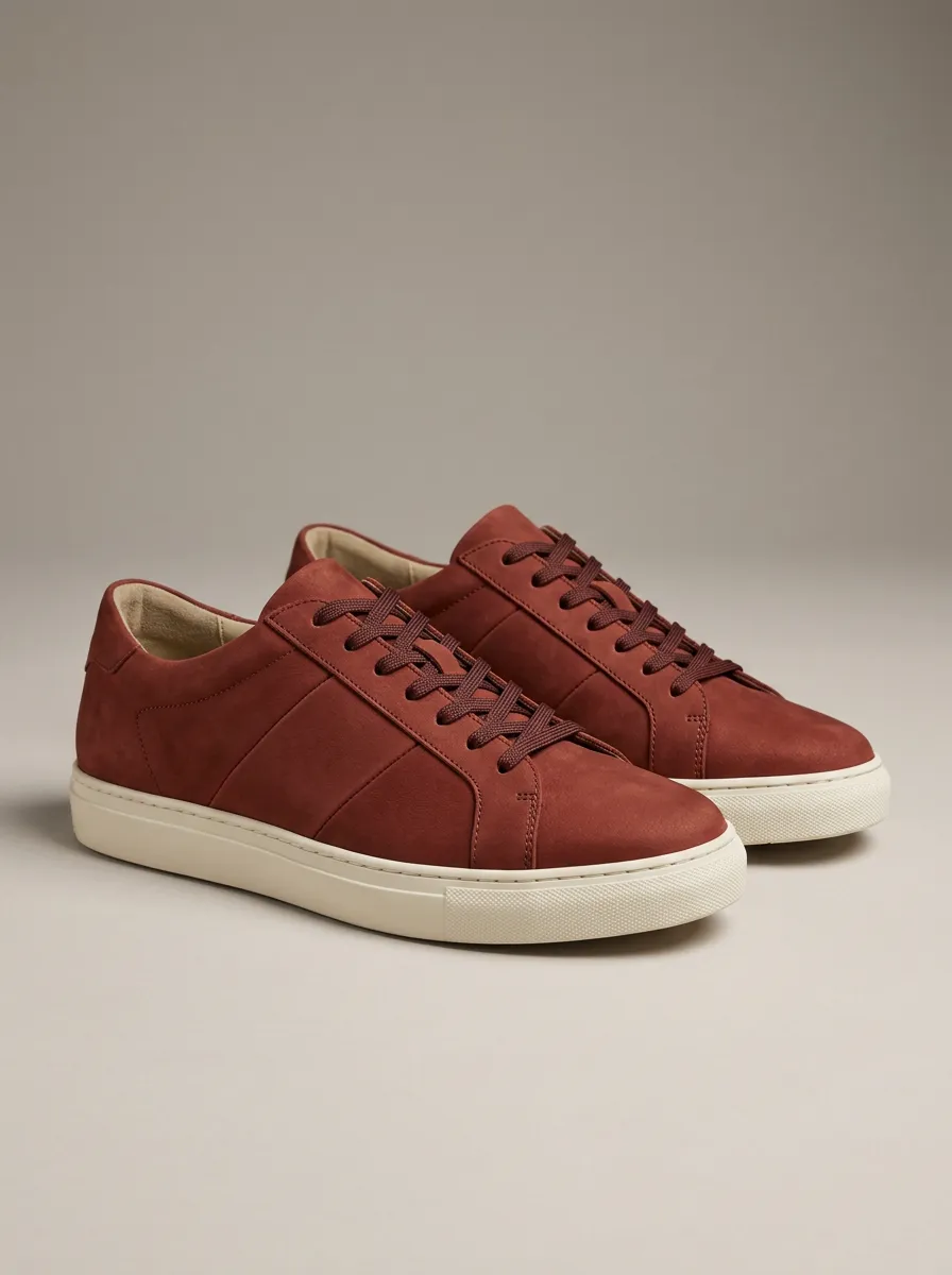 Men's Minimalist Suede Printed Casual Shoes