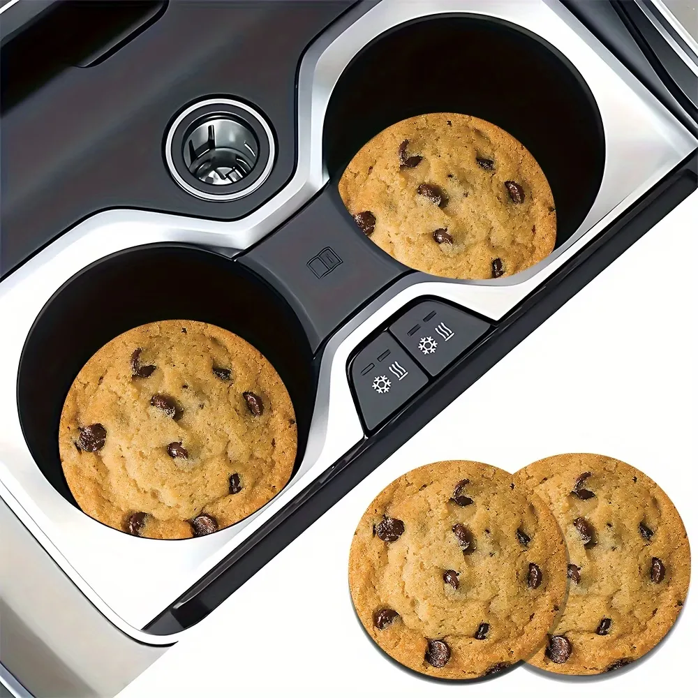 2-Pack Cookie Car Coasters