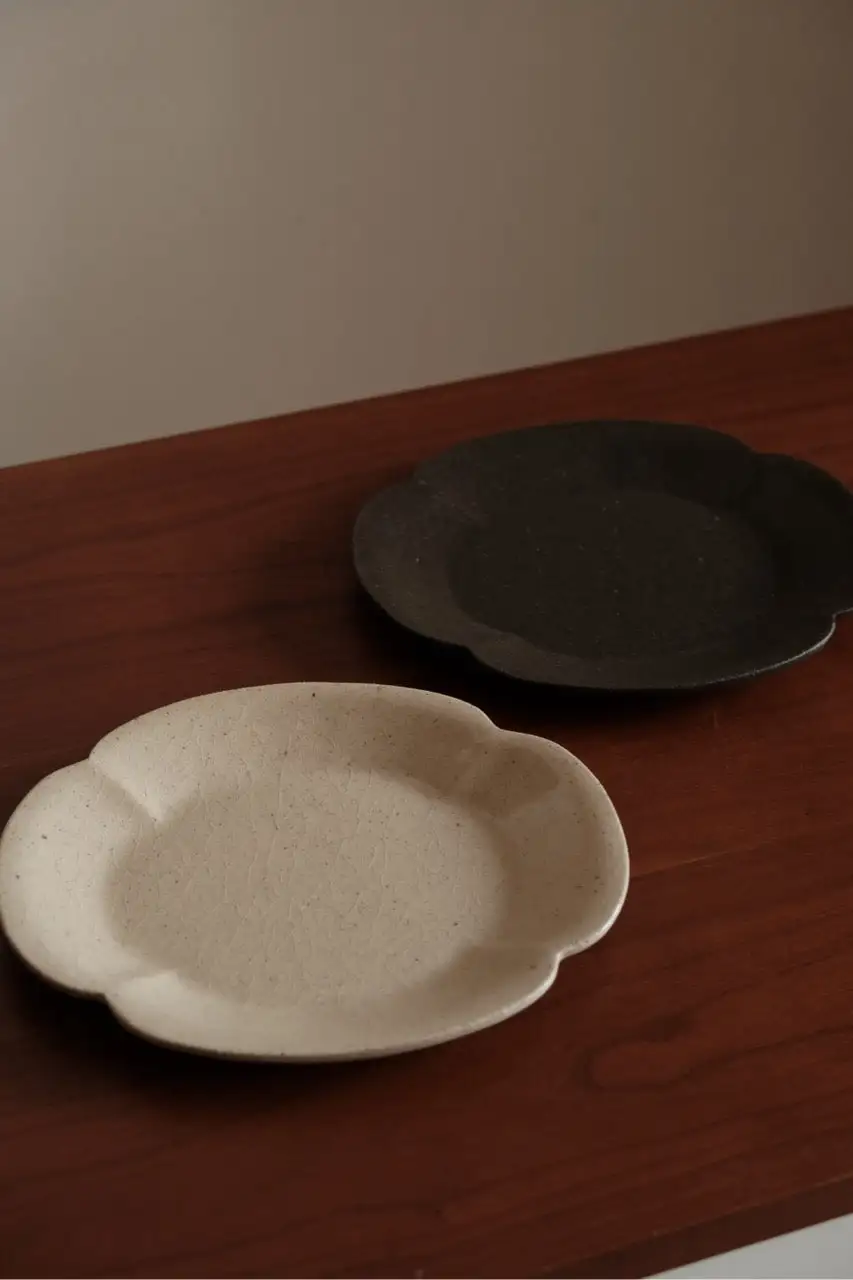 Handmade Begonia Plate