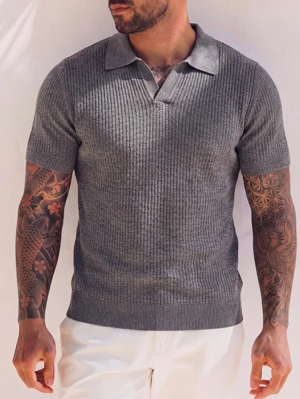 Grey Clean Fit Shirt