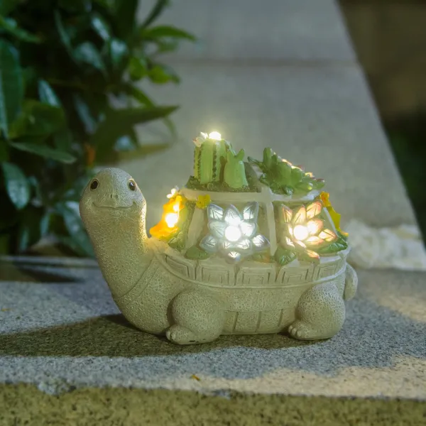 Solar Garden Turtle Decor