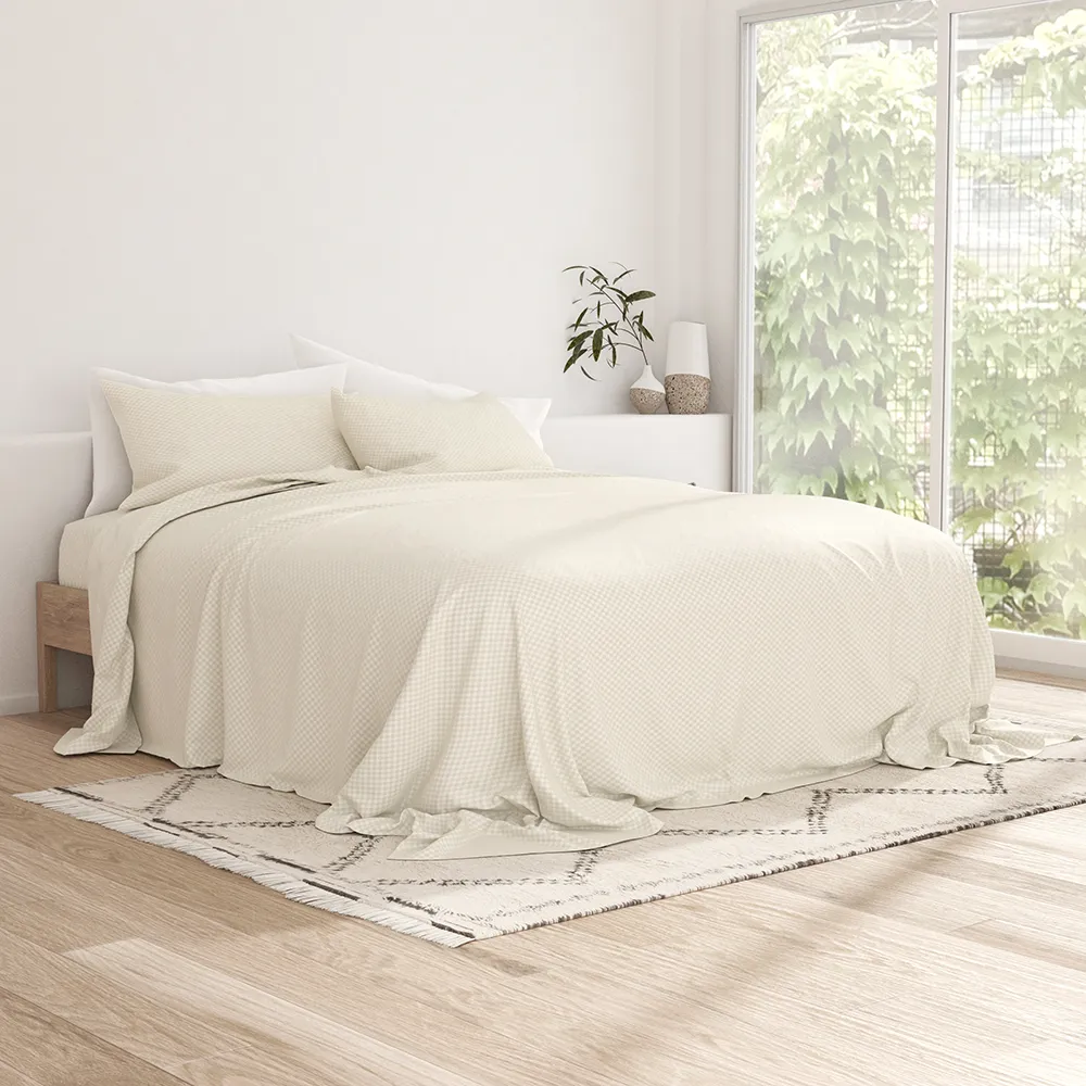 Checkered Embossed Sheet Set